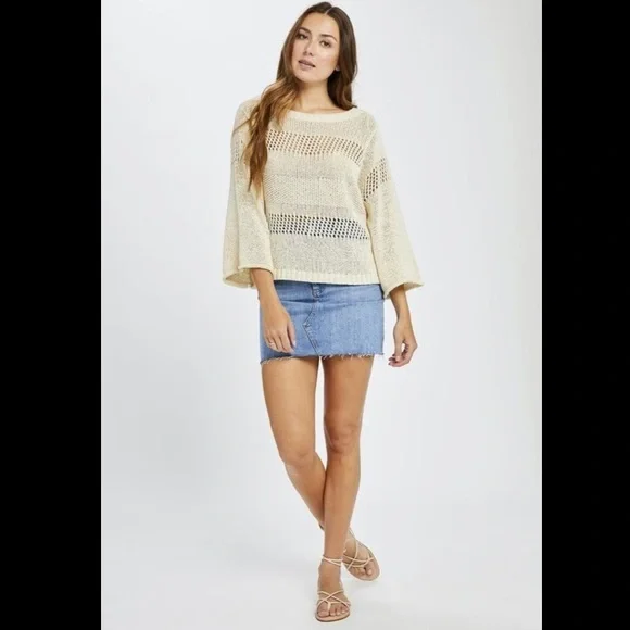 Open Knit Pullover Top - Picture 4 of 6
